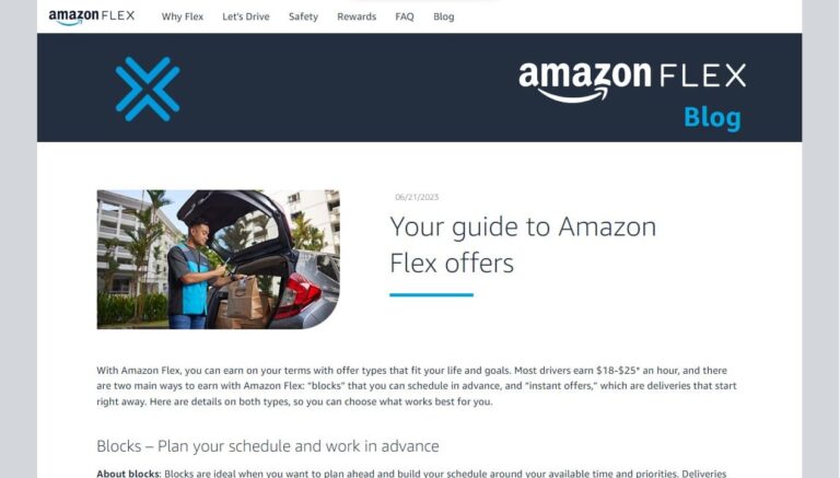 How to Cancel Your Amazon Flex Block (And Avoid Deactivation)