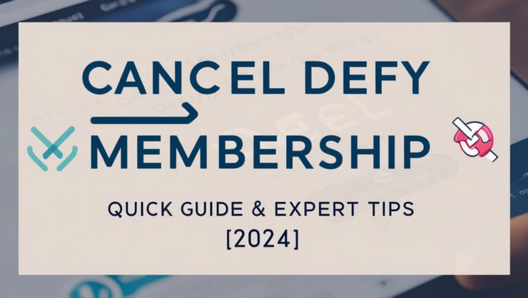 Cancel Defy Membership