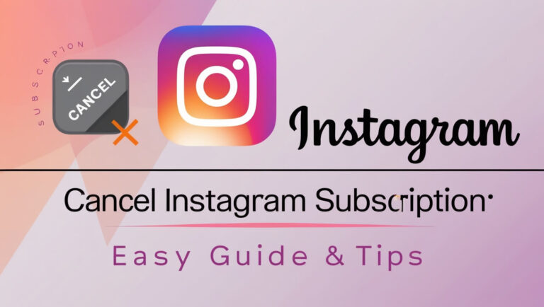 Cancel Instagram Subscription