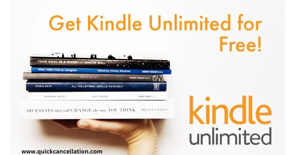 Kindle Unlimited Free Trial (3 Months)