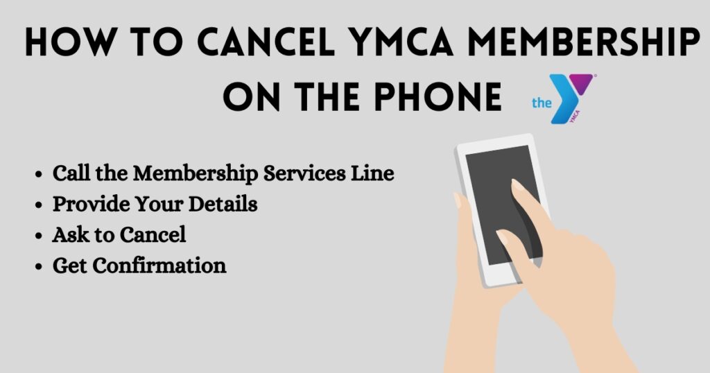 How to Cancel YMCA Membership on the phone