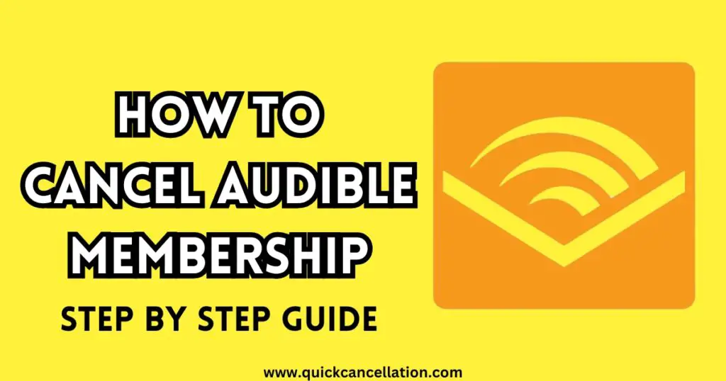 How to Cancel Audible Membership