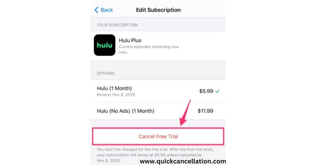 How to Cancel Hulu Free trial