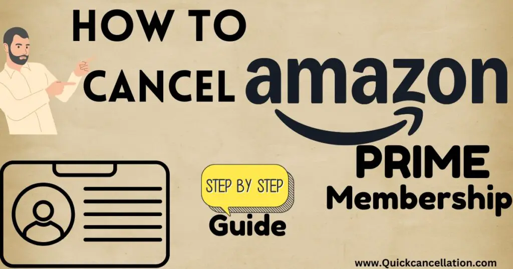 how to cancel amazon prime membership